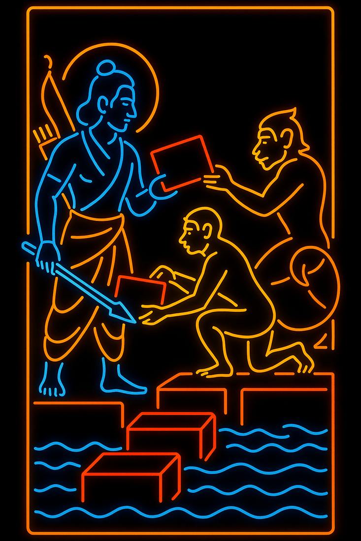 Ram Setu Construction