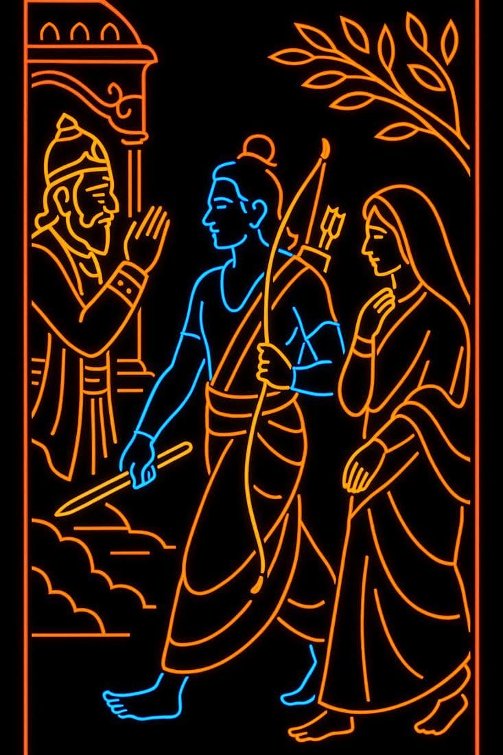 Ram Leaves Ayodhya